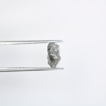 2.19 CT Salt and Pepper Raw Uncut Diamond | African Gemstone | Conflict-Free Unique Ring | Perfect Gift for Her