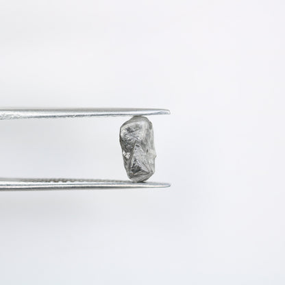 2.19 CT Salt and Pepper Raw Uncut Diamond | African Gemstone | Conflict-Free Unique Ring | Perfect Gift for Her