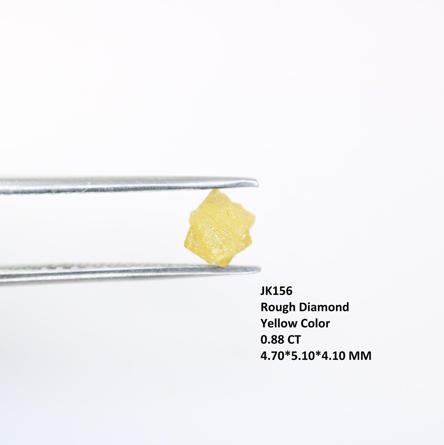 0.88 CT Salt and Pepper Raw Uncut Diamond | African Gemstone | Conflict-Free Unique Rough Ring | Thoughtful Gift for Her