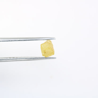 0.88 CT Salt and Pepper Raw Uncut Diamond | African Gemstone | Conflict-Free Unique Rough Ring | Thoughtful Gift for Her
