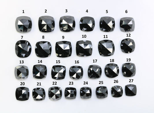 Natural Salt and Pepper Diamond | Unique Mixed Shape Gemstones | Black and Fancy Color Loose Diamonds for Necklaces & Earrings | Jewelry