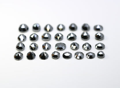 0.47 CT to 1.45 CT Loose Black Oval Diamonds | Polished Fancy Natural Diamonds for Designer Jewelry | Ideal for Gold Rings