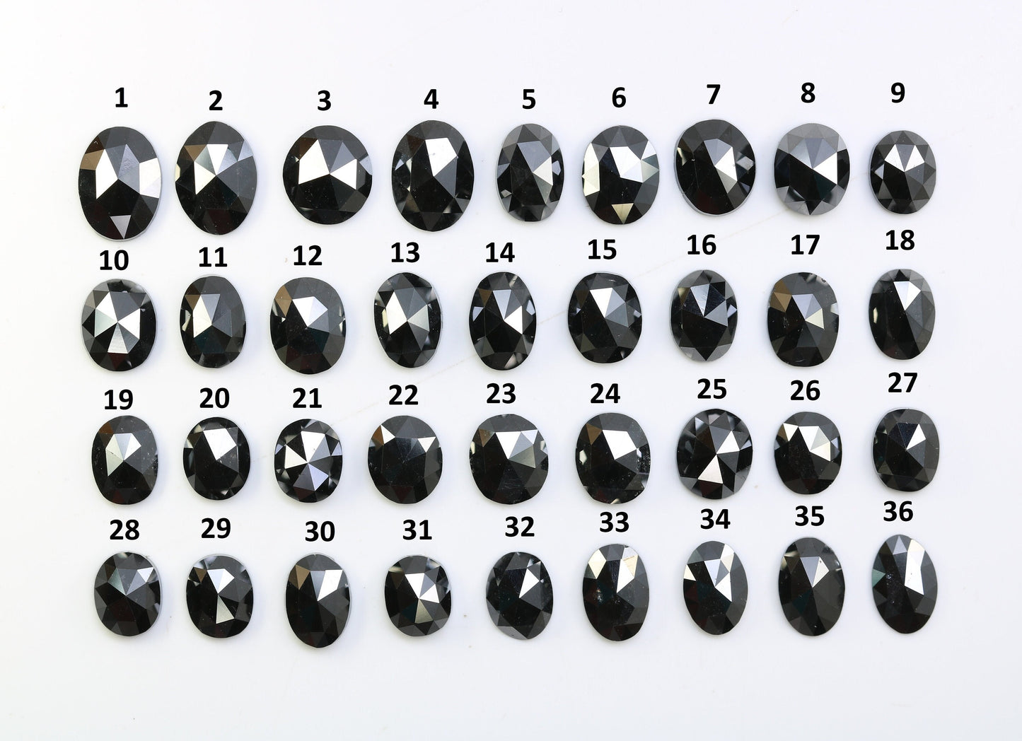 0.22 CT Fancy Black Oval Diamond | Loose Polished Gemstone for Designer Jewelry | Ideal for Gold Rings | Unique Statement Piece