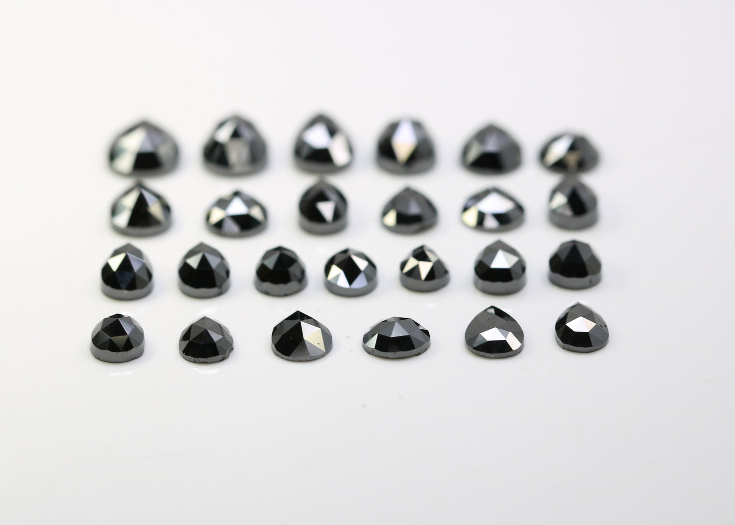 Natural Pear Cut Black Diamond | Polished Brilliant Fancy Cut Gemstone | Stunning Unique Diamond | TM Max Length 140 | Perfect for Jewelry