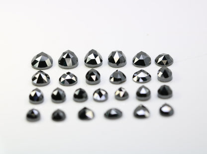 Natural Pear Cut Black Diamond | Polished Brilliant Fancy Cut Gemstone | Stunning Unique Diamond | TM Max Length 140 | Perfect for Jewelry