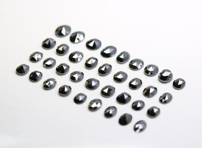 0.22 CT Fancy Black Oval Diamond | Loose Polished Gemstone for Designer Jewelry | Ideal for Gold Rings | Unique Statement Piece