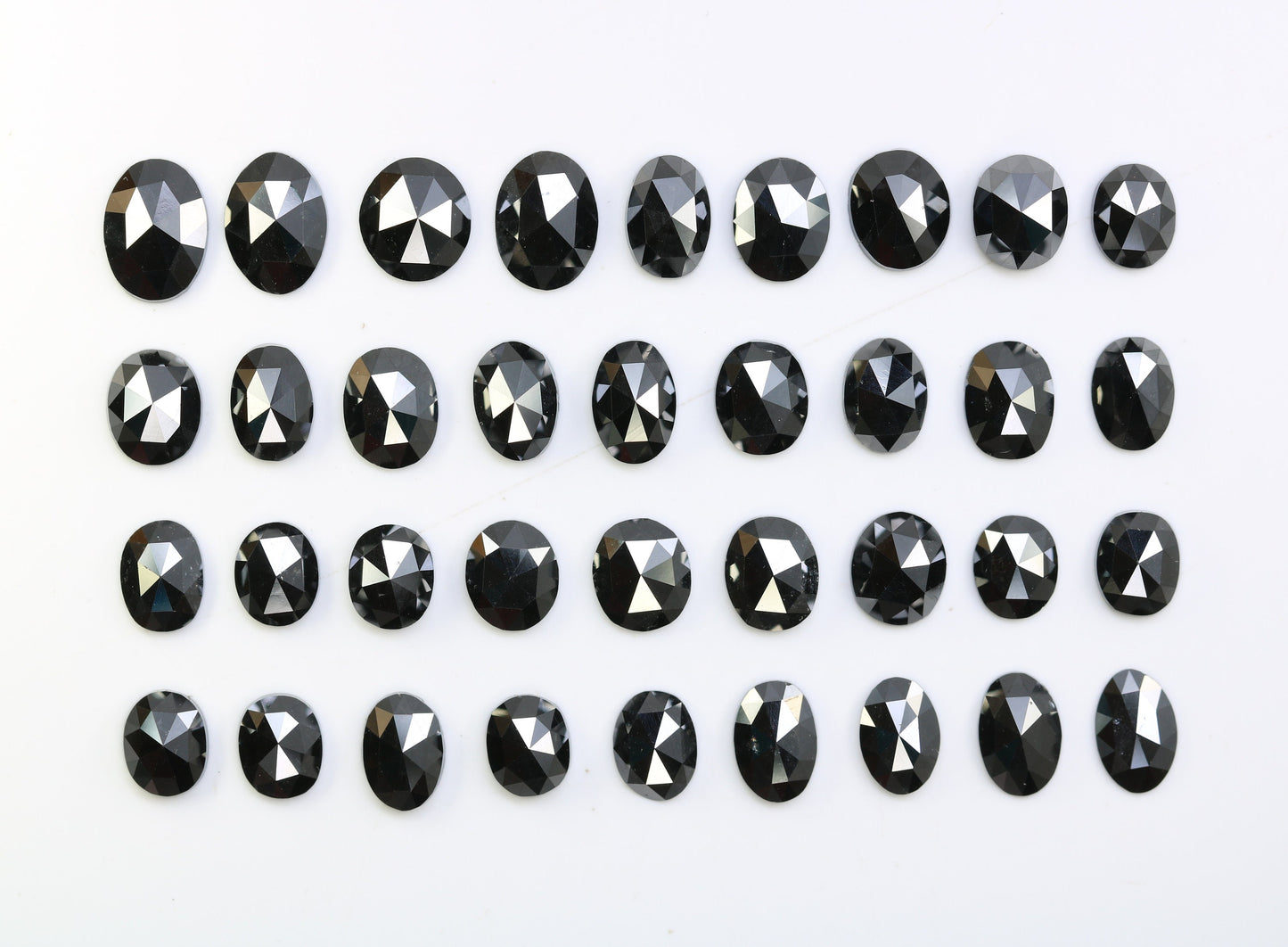 0.22 CT Fancy Black Oval Diamond | Loose Polished Gemstone for Designer Jewelry | Ideal for Gold Rings | Unique Statement Piece