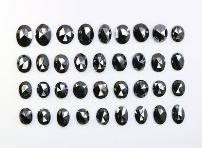 0.22 CT Fancy Black Oval Diamond | Loose Polished Gemstone for Designer Jewelry | Ideal for Gold Rings | Unique Statement Piece