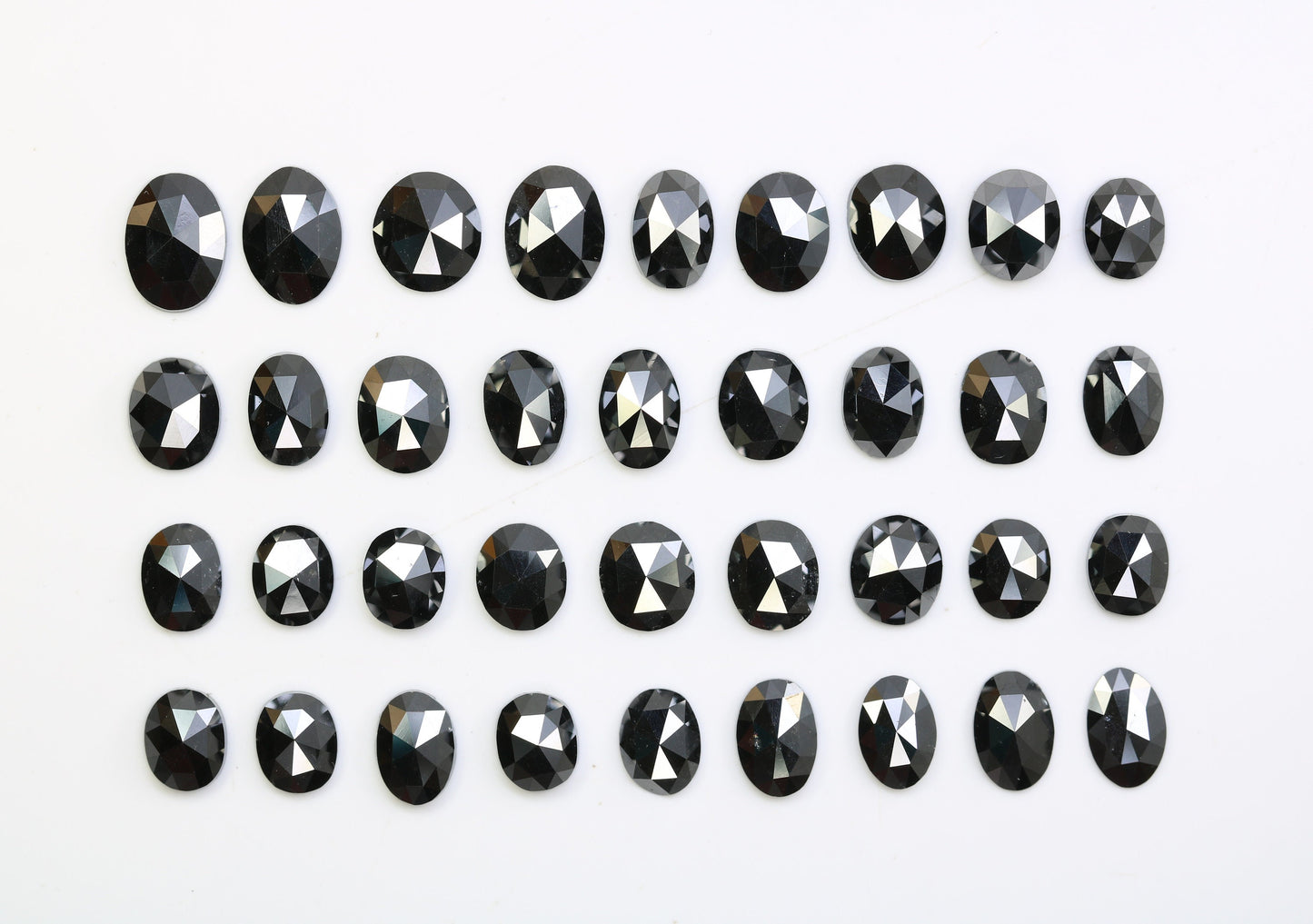 0.22 CT Fancy Black Oval Diamond | Loose Polished Gemstone for Designer Jewelry | Ideal for Gold Rings | Unique Statement Piece