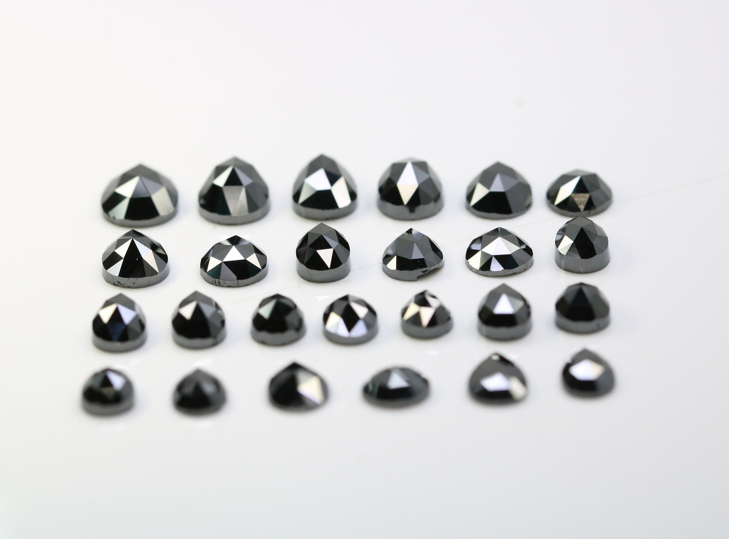 Natural Pear Cut Black Diamond | Polished Brilliant Fancy Cut Gemstone | Stunning Unique Diamond | TM Max Length 140 | Perfect for Jewelry