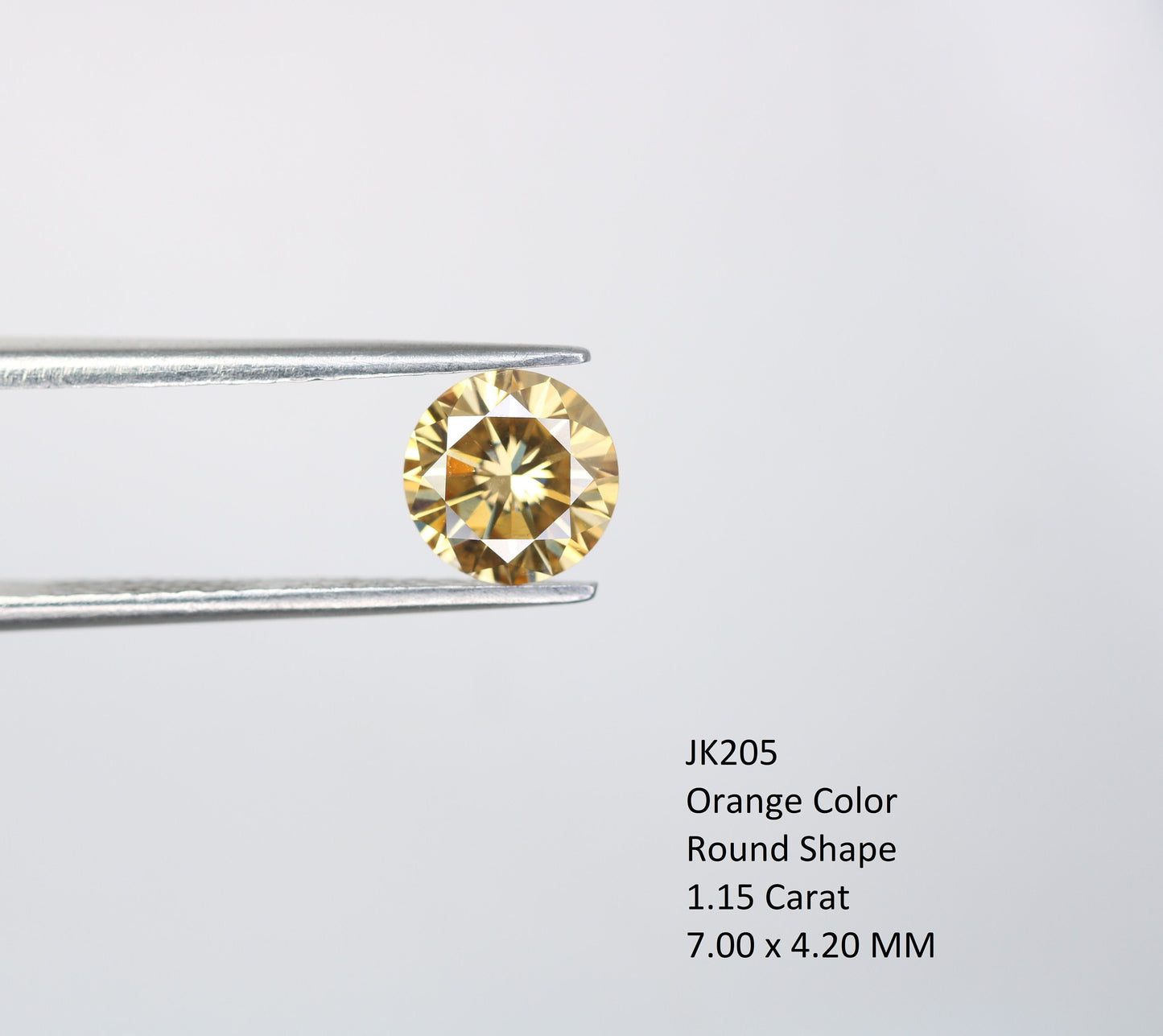 1.15 CT Fancy Yellow Loose Round Brilliant Cut Diamond | Ideal for Earrings, Necklaces, Rings | Jewelry Making | Wholesale Price