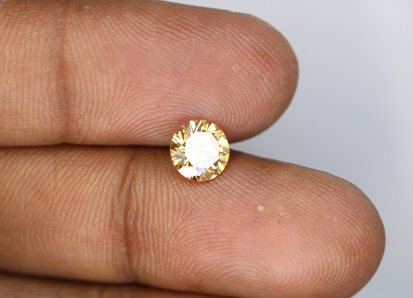 1.15 CT Fancy Yellow Loose Round Brilliant Cut Diamond | Ideal for Earrings, Necklaces, Rings | Jewelry Making | Wholesale Price