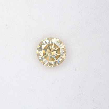 1.26 CT Natural Loose Round Brilliant Cut Fancy Light Yellow Diamond | Ideal for Rings, Earrings, Jewelry Making | Wholesale Price