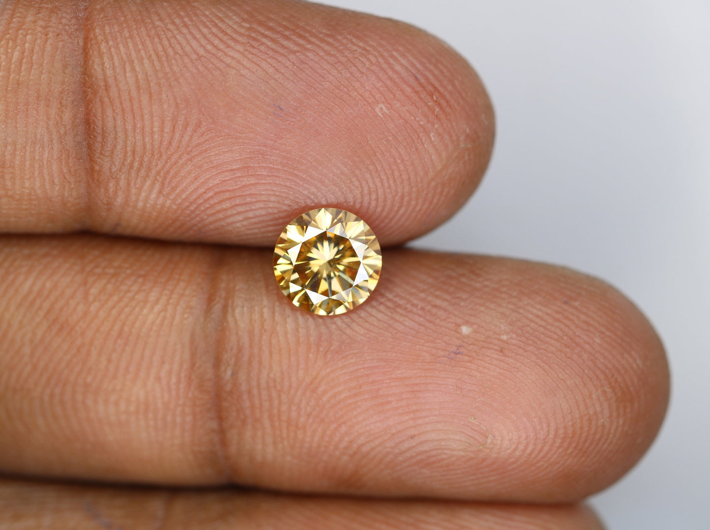 1.15 CT Fancy Yellow Loose Round Brilliant Cut Diamond | Ideal for Earrings, Necklaces, Rings | Jewelry Making | Wholesale Price
