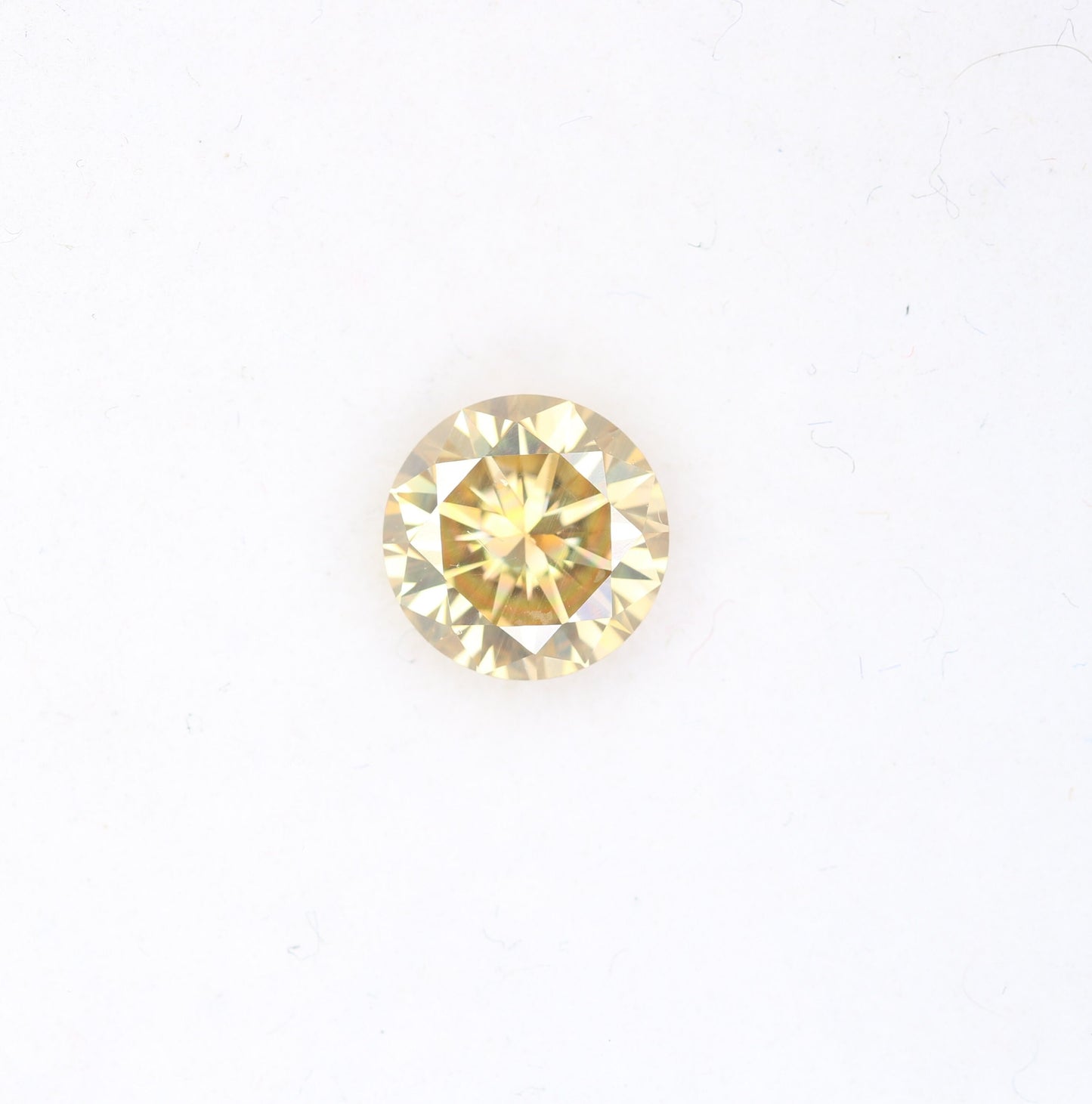 1.15 CT 7.00x4.10 MM Natural Yellow Fancy Round Brilliant Cut Loose Diamond | Ideal for Wedding Rings, Gold Rings | Wholesale Price
