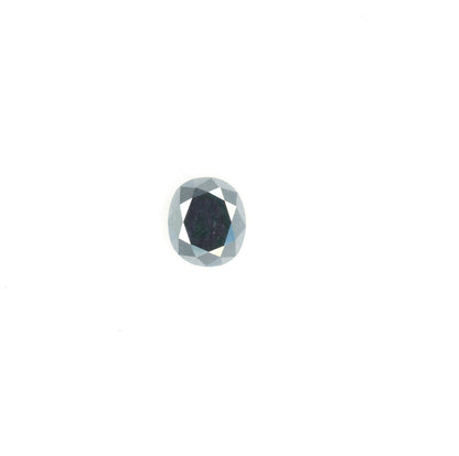 0.39 CT Oval Black Diamond | Loose Stone for Statement Jewelry | Custom Ring, Prong Pendant, or Halo Ring