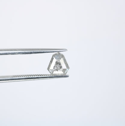 0.92 CT Geometric Cut Loose Salt And Pepper Natural Polished Diamond For Wedding RingFor Gold Ring Diamonds