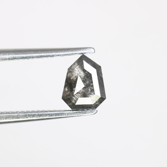 0.52 CT Salt and Pepper Unique Loose Diamond, Shield Cut for Handmade Necklace Pendant, Fancy Diamond Engagement Gold Ring For Women