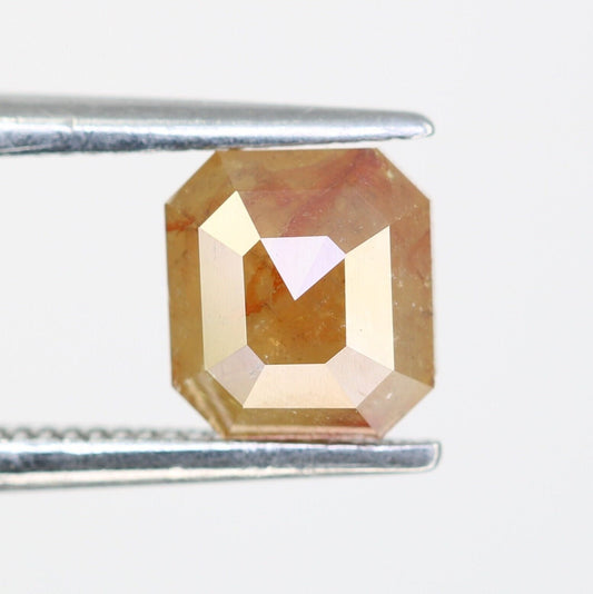 1.14 CT Natural Loose Emerald Salt and Pepper Diamond - Emerald Cut for Jewelry - Gifts for Her - Special Sale Offer - Unique Gift