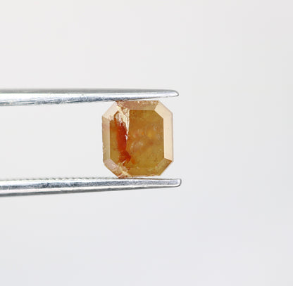1.14 CT Natural Loose Emerald Salt and Pepper Diamond - Emerald Cut for Jewelry - Gifts for Her - Special Sale Offer - Unique Gift