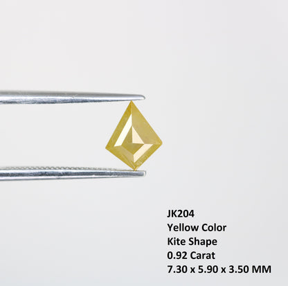 0.92 CT Shape Salt and Pepper Kite Shape - Natural Kite shape Loose Diamond -For 14k Gold Jewelry - Christmas Gift - LABORDAY Offer