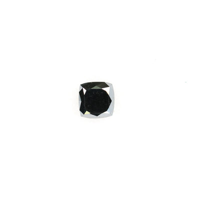 0.49 CT Cushion Black Diamond | Wedding Ring, Engagement Ring Stone | Gift for Girlfriend, Wife | Black Diamond for Gold Ring