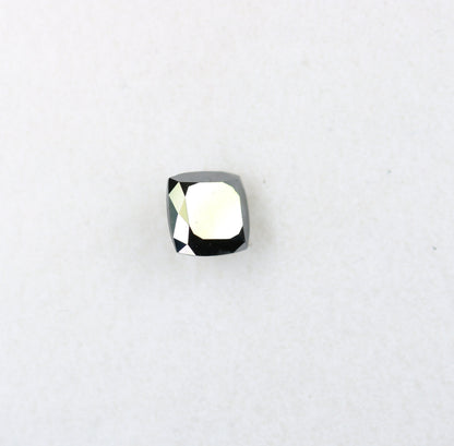 0.49 CT Cushion Black Diamond | Wedding Ring, Engagement Ring Stone | Gift for Girlfriend, Wife | Black Diamond for Gold Ring