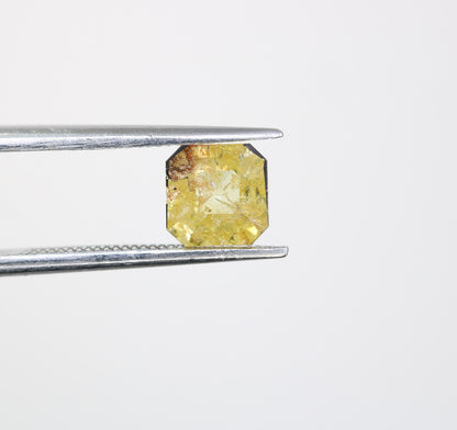 0.89 Carat Fancy Yellow Color Opaque Clarity Loose Polished Diamond For Promise RingFor Gold Ring Diamonds