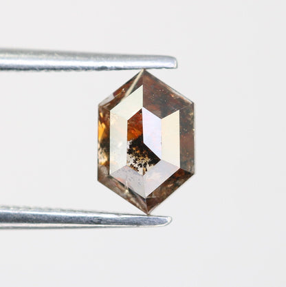 0.92 CT Natural Loose Hexagon - Salt and Pepper Hexagon For Rings - Rings Gifts For Wedding -  Fancy Gift for Her - Handmade Diamond
