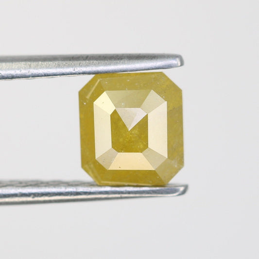 1.25 CT Natural Loose Emerald Salt and Pepper Diamond - Emerald Cut for Jewelry - Gifts for Her - Special Sale Offer - Unique Gift Option
