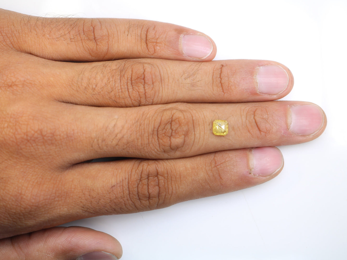 0.89 Carat Fancy Yellow Color Opaque Clarity Loose Polished Diamond For Promise RingFor Gold Ring Diamonds