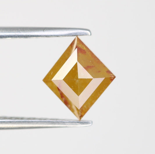 1.24 CT Shape Salt and Pepper Kite Shape - Natural Kite shape Loose Diamond -For 14k Gold Jewelry - Christmas Gift - LABORDAY Offer