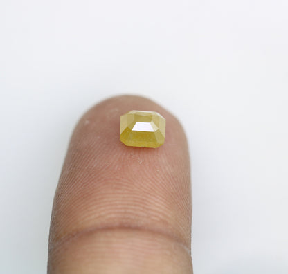 1.25 CT Natural Loose Emerald Salt and Pepper Diamond - Emerald Cut for Jewelry - Gifts for Her - Special Sale Offer - Unique Gift Option
