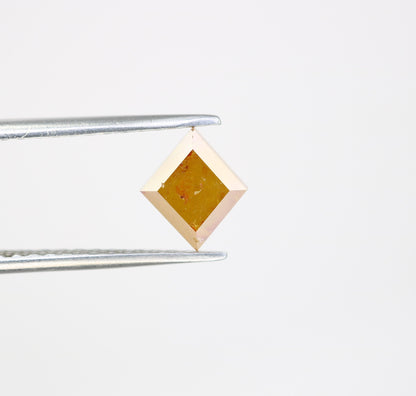 1.24 CT Shape Salt and Pepper Kite Shape - Natural Kite shape Loose Diamond -For 14k Gold Jewelry - Christmas Gift - LABORDAY Offer