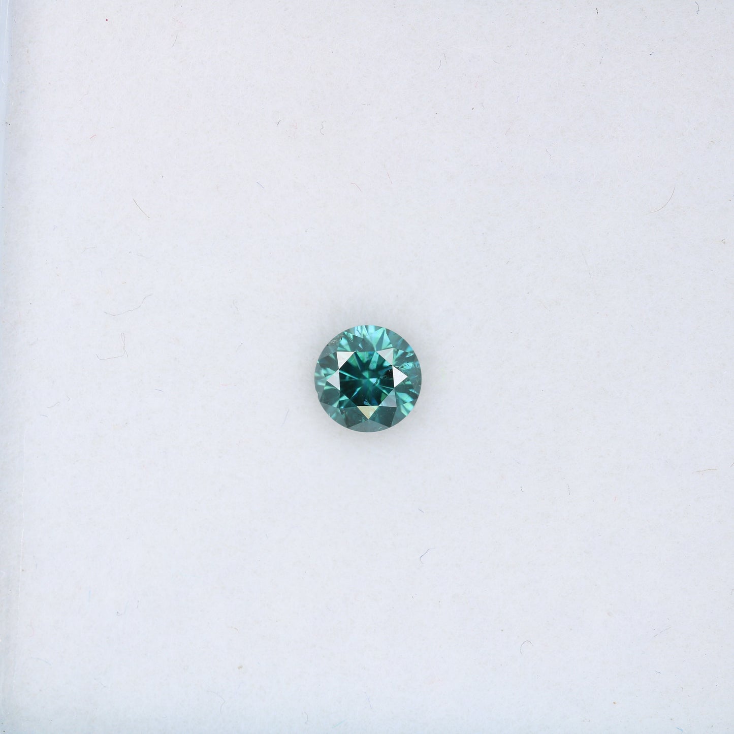 0.35 CT Round Brilliant Cut Loose Fancy Blue Diamond | Ideal for Engagement Rings and Gold Jewelry | High-Quality Loose Gemstone