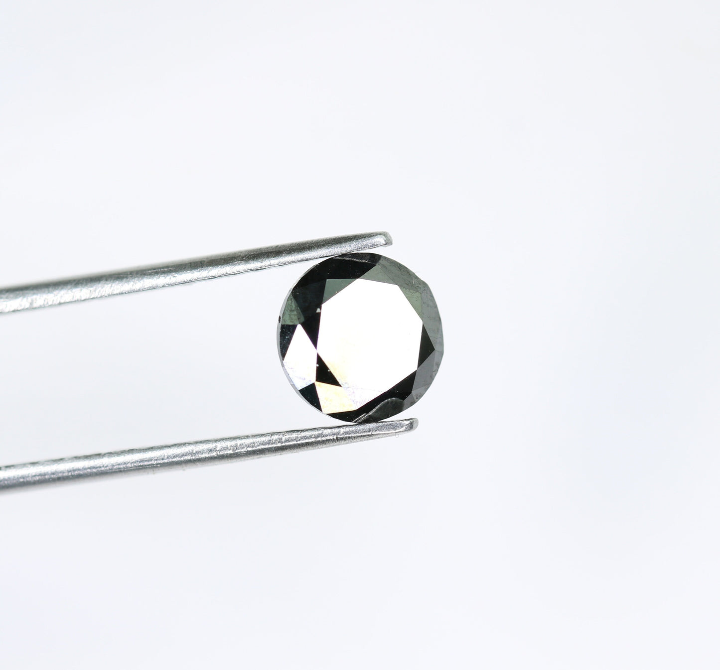 1.67 CT Fancy Black Round Brilliant Cut Diamond | Ideal for Custom Jewelry | Perfect Gift for Girlfriend, Wife, or Anniversary |