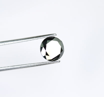 1.67 CT Fancy Black Round Brilliant Cut Diamond | Ideal for Custom Jewelry | Perfect Gift for Girlfriend, Wife, or Anniversary |