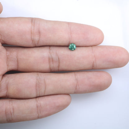 0.65 CT Fancy Green Round Brilliant Cut Loose Diamond | Polished Gemstone for Wedding Rings and Gold Jewelry | High-Quality Custom Design