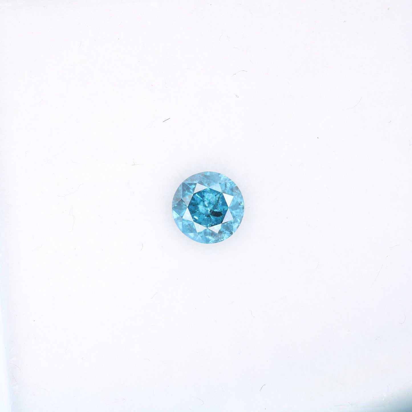 0.72 CT Blue Round Brilliant Cut Galaxy Fancy Diamond | Ideal for Wedding Rings and Gold Jewelry | High-Quality Loose Gemstone