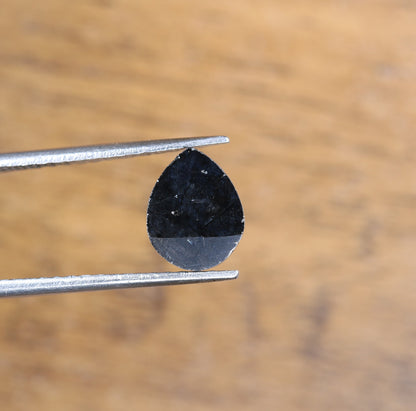 1.82 CT Fancy Black Pear Shape Diamond Polished Loose Gem for Custom Wedding Jewelry |Unique Ring, Necklace, and Earring for Gold Collection