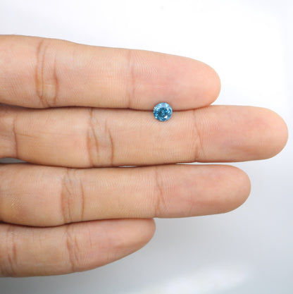 0.72 CT Blue Round Brilliant Cut Galaxy Fancy Diamond | Ideal for Wedding Rings and Gold Jewelry | High-Quality Loose Gemstone