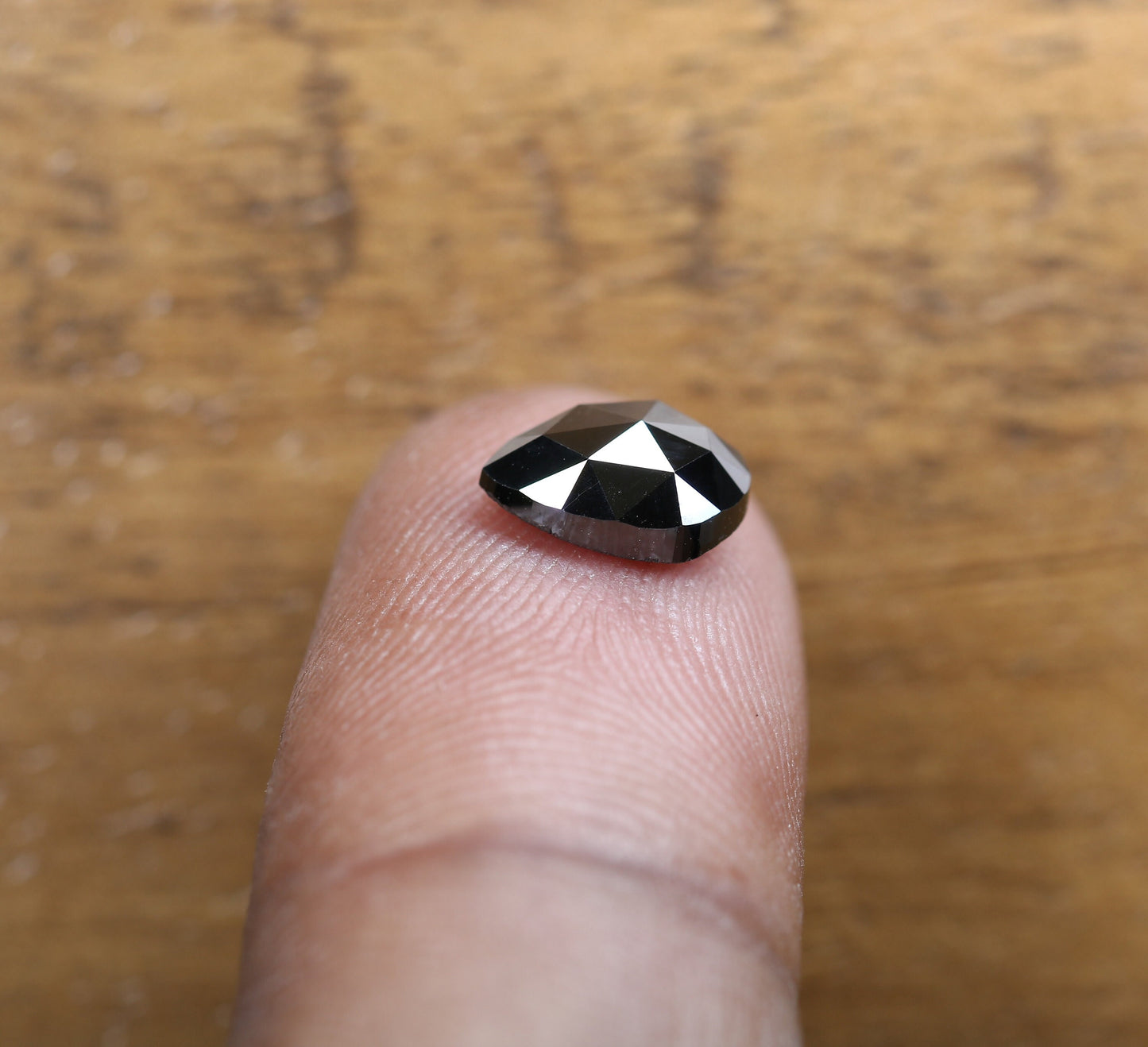 1.82 CT Fancy Black Pear Shape Diamond Polished Loose Gem for Custom Wedding Jewelry |Unique Ring, Necklace, and Earring for Gold Collection