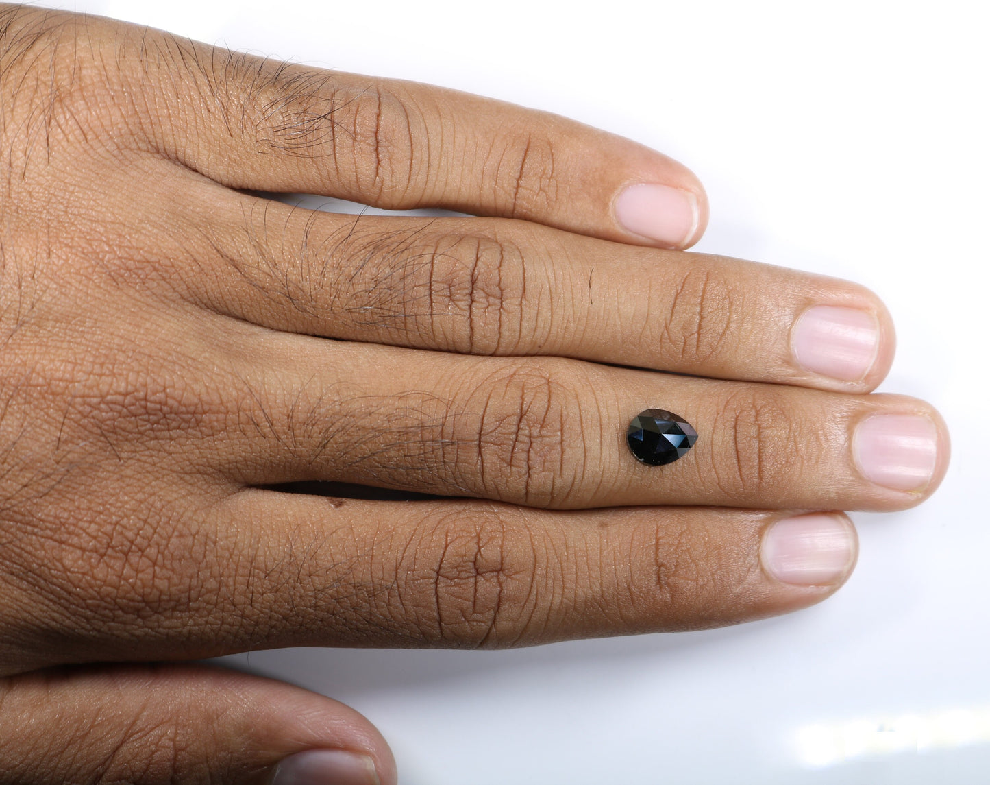 1.82 CT Fancy Black Pear Shape Diamond Polished Loose Gem for Custom Wedding Jewelry |Unique Ring, Necklace, and Earring for Gold Collection