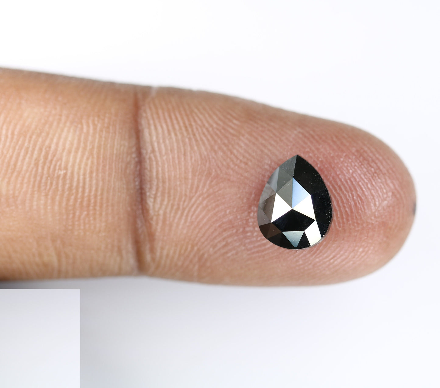 1.71 CT Popular Pear Cut Loose Black Fancy Diamond | Unique Gem for Custom Halo Ring | Elegant Gold Jewelry Accent for Engagement