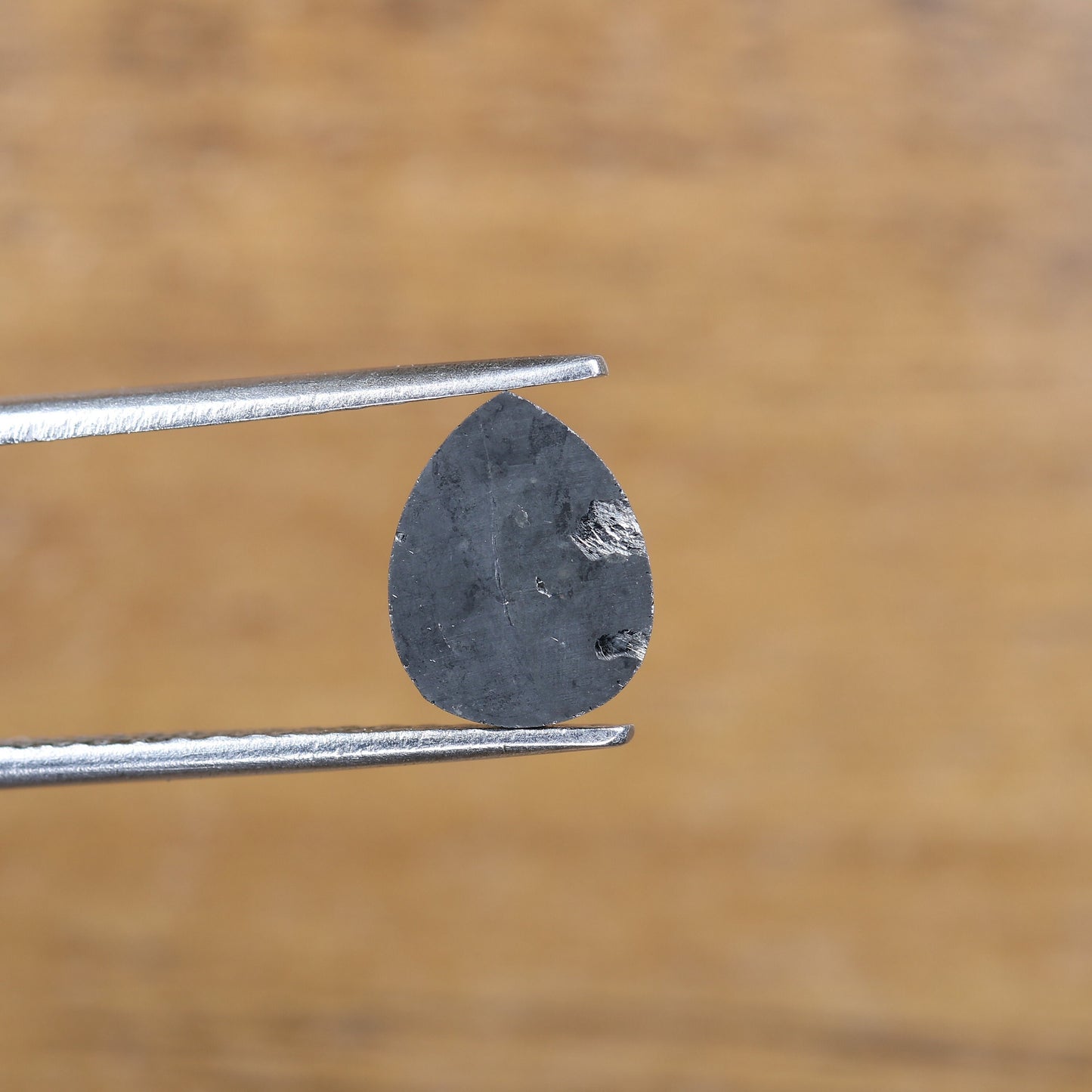 1.71 CT Loose Black Fancy Pear Cut Diamond | Ideal Gem for Custom Halo Engagement Ring | Unique Gold Jewelry Accent | Ethical Diamond Option