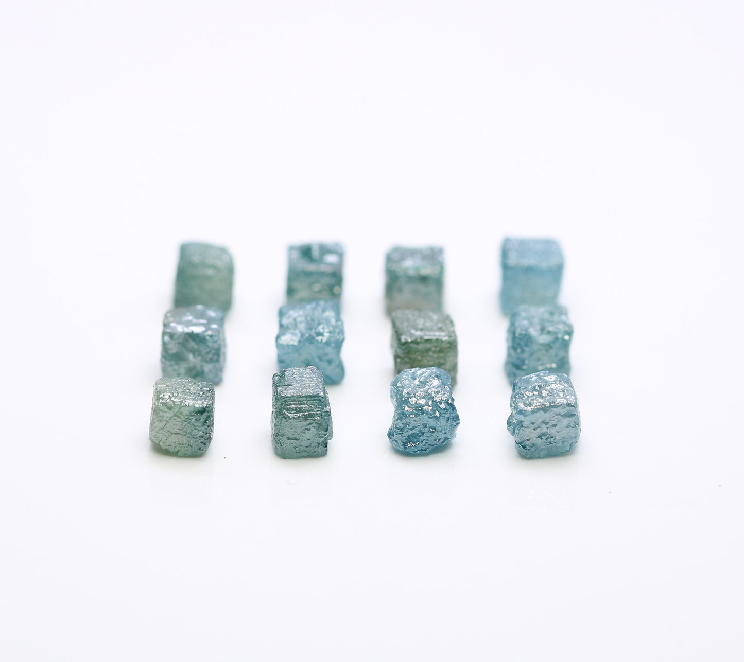 Raw Congo Blue Rough Diamond | Uncut Cube Shape Gemstone | Unique Blue Diamonds for Gold Jewelry | Ideal for Earrings & Bridal Rings
