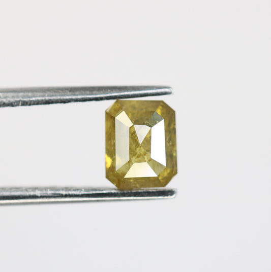 0.82 CT Natural Loose Emerald Salt and Pepper-Emerald Cut For Jewelry-Emerald Diamonds-Gıfts for her-Sale Offer-LABORDAY Offer -Special Gift