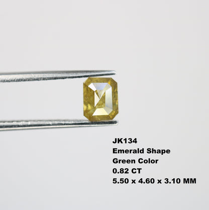 0.82 CT Natural Loose Emerald Salt and Pepper-Emerald Cut For Jewelry-Emerald Diamonds-Gıfts for her-Sale Offer-LABORDAY Offer -Special Gift
