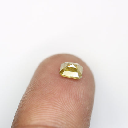 0.82 CT Natural Loose Emerald Salt and Pepper-Emerald Cut For Jewelry-Emerald Diamonds-Gıfts for her-Sale Offer-LABORDAY Offer -Special Gift