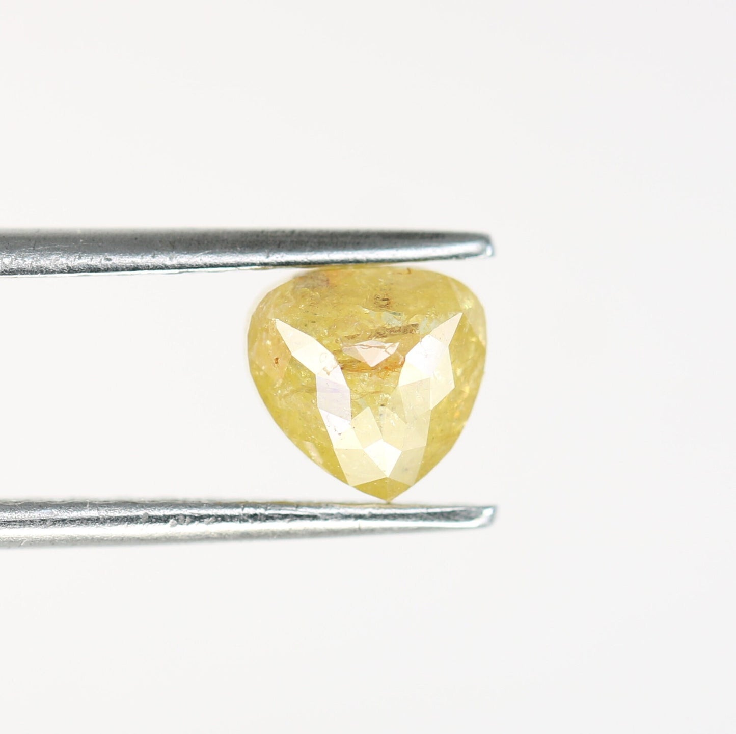 1.02 CT Heart Shape Snow White Color Polished Diamond For Engagement Ring | Heart Shape Halo Set Ring | Gift For Her | Anniversary Gift